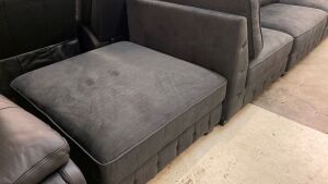 Corro Fabric Lounge 5 Piece/ Fabric - Plush Coal - 3