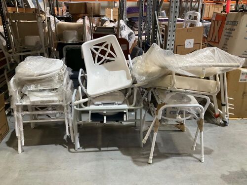 Bundle of Assorted Bathroom and Other Aids -MISSING PARTS