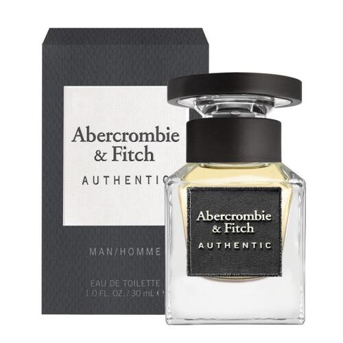 3x Abercrombie & Fitch Authentic For Him Eau De Toilette 30ML Spray