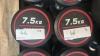 NEW - World Gym Fixed Urethane Dumbbell 7.5kg, Pair