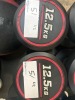 NEW - World Gym Fixed Urethane Dumbbell 12.5kg, Pair
