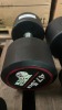 NEW - World Gym Fixed Urethane Dumbbell 47.5kg, Pair