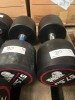 NEW - World Gym Fixed Urethene Dumbbell 57.5kg, Pair