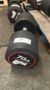 NEW - World Gym Fixed Urethene Dumbbell 70kg, Pair