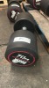NEW - World Gym Fixed Urethene Dumbbell 70kg, Pair