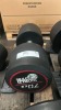 NEW - World Gym Fixed Urethene Dumbbell 70kg, Pair - 2
