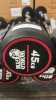 NEW - World Gym EZ Curl Urethane Barbell 45kg