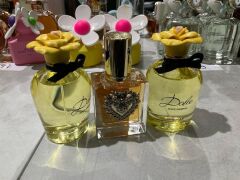 Bundle of Perfurmes RRP$ 527