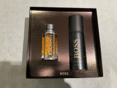 Boss The Scent by Hugo Boss for Men - 2 Pc Gift Set 1.6oz EDT Spray, 5oz Deodorant Spray