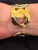 18ct Yellow Gold Bangle with 152x Round Brilliant Diamonds - 7