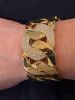 18ct Yellow Gold Bangle with 152x Round Brilliant Diamonds - 8