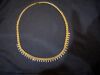18ct Yellow Gold Diamond Necklace with 35x Pear Brilliant cut diamonds