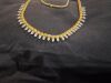 18ct Yellow Gold Diamond Necklace with 35x Pear Brilliant cut diamonds - 3