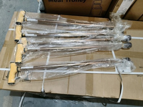 NEW - Bundle of 5 x Wheelchair Man WM1057BRZ Walking Cane