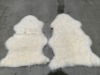 NEW - Bundle of 2 x White Sheepskin Overlay/Rug 90cm x 55cm &ndash; SOCOT25-015