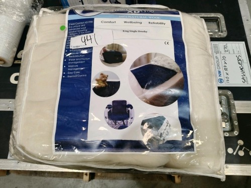 NEW - Shear Comfort XD1900 Wool Classic Overlay - King Single
