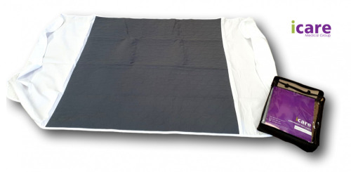 NEW - Bundle of 2 x Icare Absorbent Bed Pads with Tuck-in Flaps - Long Single