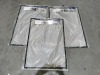 NEW - Bundle of 3 x Aspire Non-Slip Indoor Mat - Medium - 600 x 850mm - Grey - 2