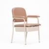 NEW - Soteria Deluxe Padded Bedside Commode - Champagne