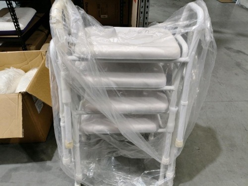 NEW - Homecraft Aluminium Extra Wide Padded Shower Stool