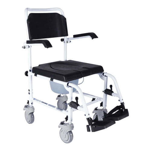 NEW - Aspire Self Propelled Aluminium Commode