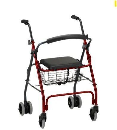 NEW - Days Seat Walker with Compression Brakes and Curved Backrest - Red - MFI-MOBWAL70371
