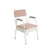 NEW - Aspire - Bedside Commode-Classic - Vinyl - Champagne - Size Standard - BEC045005