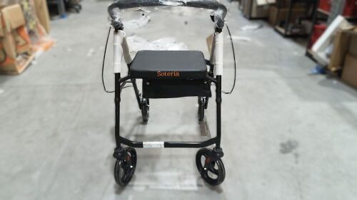 NEW - Soteria Height Adjustable Seat Walker - Black 8"