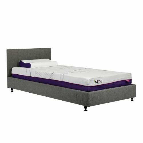 NEW - i-care Companion Bed - King Single Stone &ndash; with Footboard