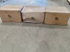 NEW - Bundle of 3 x Rehab Low Back Chairs &ndash; Slate &ndash; Approx RRP $1050