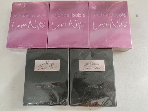 Bundle of Assorted Michael Buble Perfumes - Total RRP $190