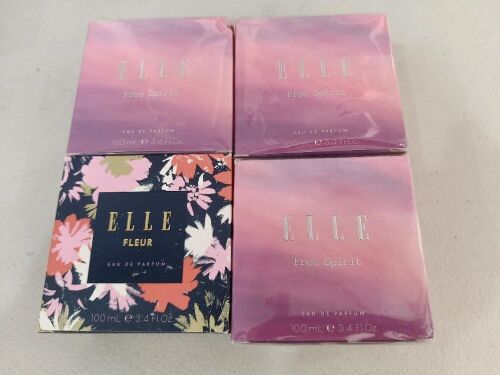 Bundle of Assorted Elle Perfumes - Total RRP $159