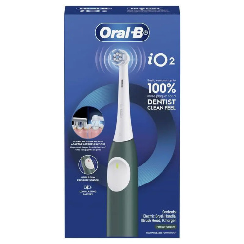 Oral B Power Toothbrush iO 2 Series Electric Forest Green