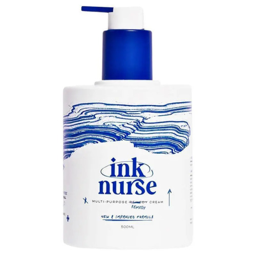 Ink Nurse Tattoo Aftercare + Multipurpose Remedy Cream Pump 500ml