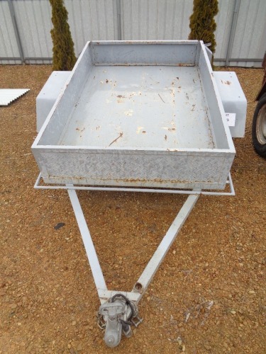 Single Axle Steel Box Trailer
