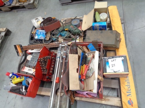 Pallet of Assorted Tools