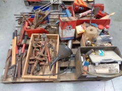Pallet of Assorted Tools