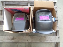 2 x Welding Masks With Auto Darkening