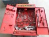 Sidchrome Wall Mount Tool Chest with Tools & Key
