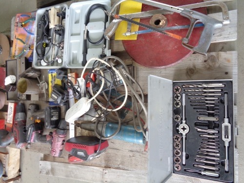 Pallet of Various Hand Tools and Other Items