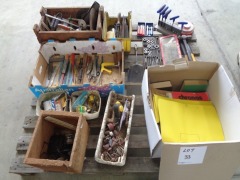 Pallet of Various Hand Tools and Other Items