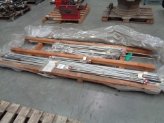 Qty of Assorted Aluminium Hydraulic Pipes