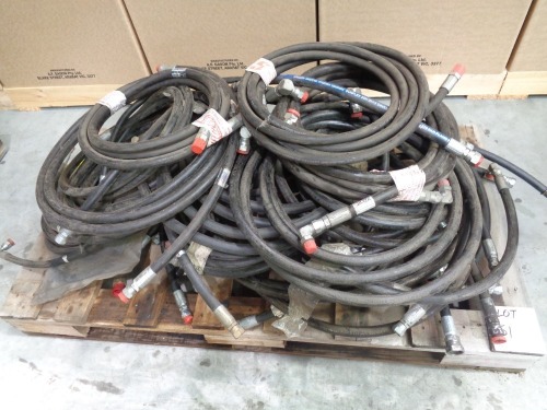 Pallet of Hydraulic Hoses