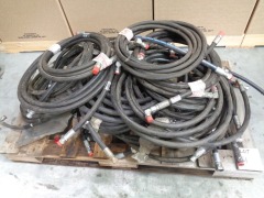 Pallet of Hydraulic Hoses