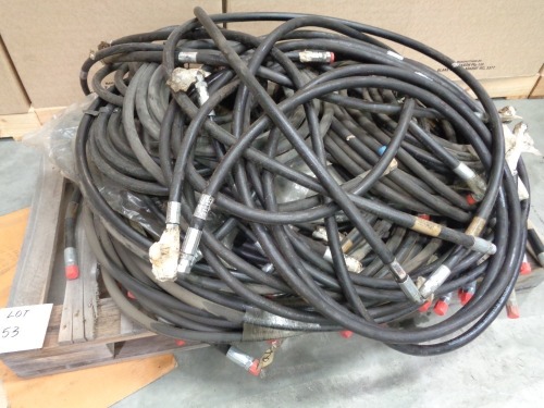 Pallet of Hydraulic Hoses