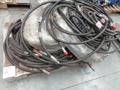 Pallet of Hydraulic Hoses