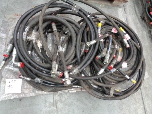 Pallet of Hydraulic Hoses