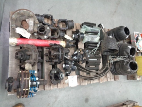 Pallet of Tractor Safety Slip Clutch for PTO Slasher and Other Parts
