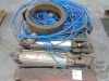 Pallet of Pneumatic Cylinders and Plastic Pneumatic Pipe with Fittings
