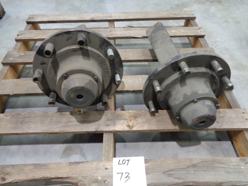 2 x Titan Wheel Hubs 90mm Stub 8 Stud